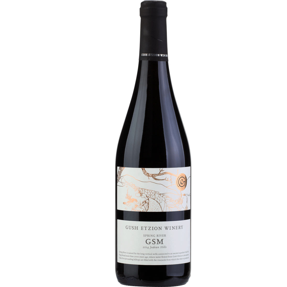 Gush Etzion Spring River G.S.M. (375mL Mini Bottle) 2021